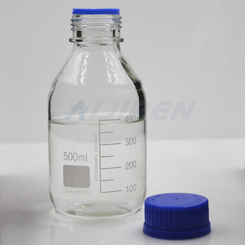 chemical laboratory amber reagent bottle